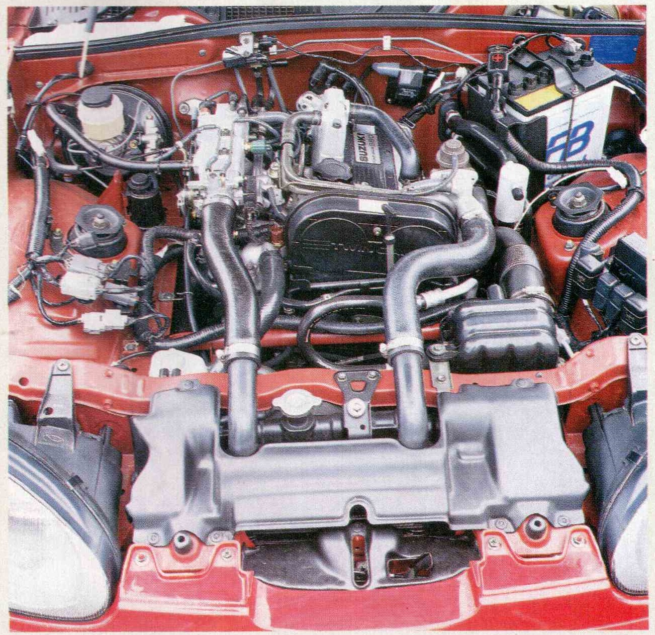 De motor van de Cappuccino EA11R